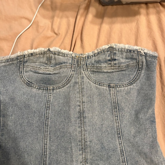 CIDER DENIM DRESS - Picture 4 of 5